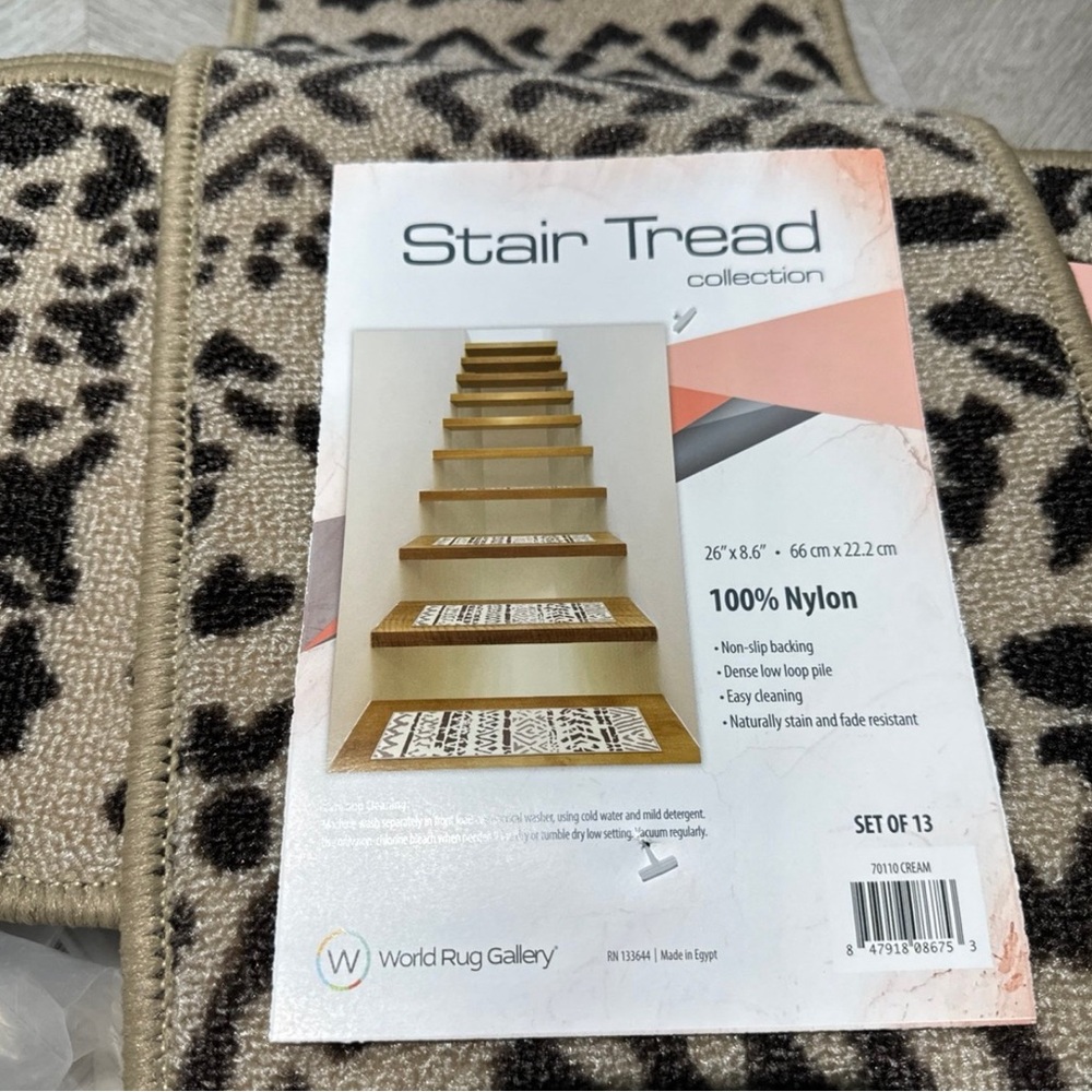 Stair tread set of 13